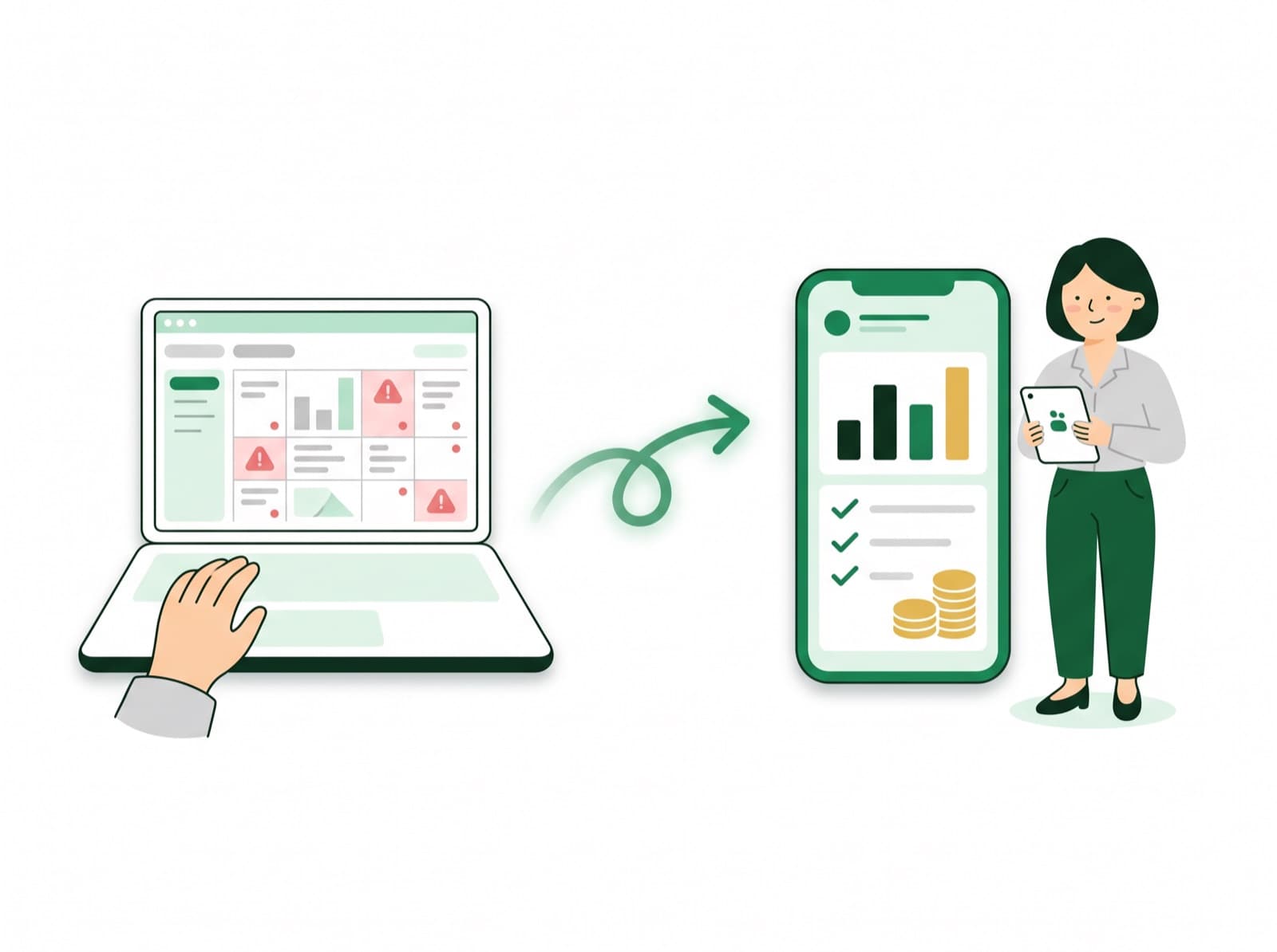 File công nợ mỗi người một bản, số lệch nhau. Tiền về tự trừ nợ, không phải nhập lại vào file.