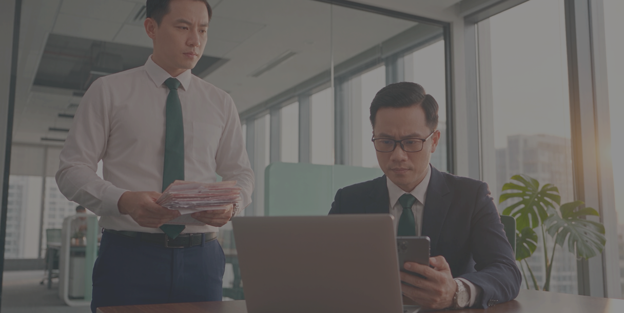 Trao đổi công việc và chứng từ tại doanh nghiệp dịch vụ