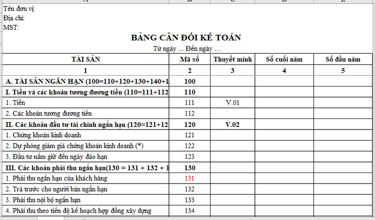 Hình: Download mẫu BCĐKT theo Thông tư 200 tại đây
