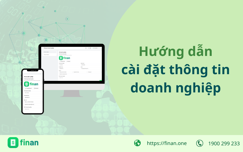 Hướng dẫn cài đặt thông tin doanh nghiệp