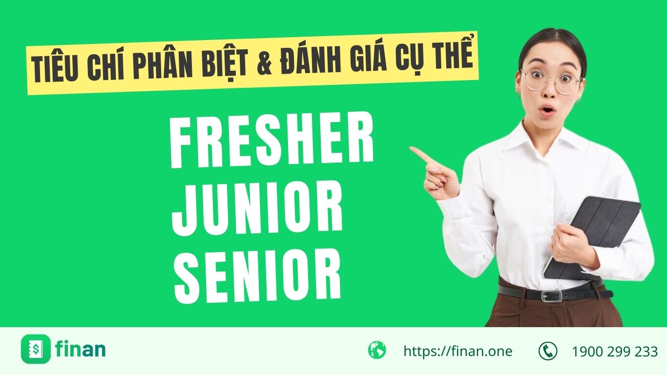 Fresher, Junior, Senior là gì? Tiêu chí phân biệt và đánh giá cụ thể