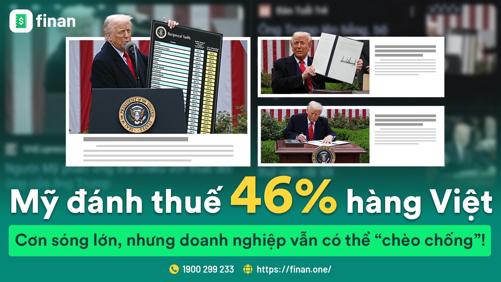 Mỹ đánh thuế 46% hàng Việt: Cơn sóng lớn, nhưng doanh nghiệp vẫn có thể “chèo chống”